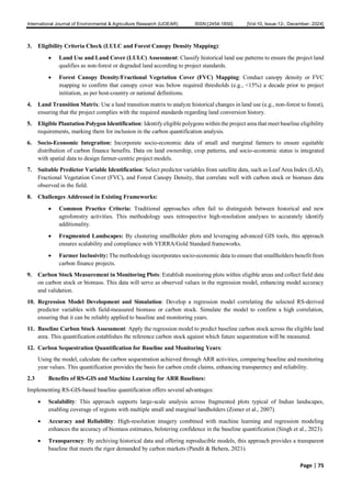 Technical Note on Steps in Baseline Quantification for ARR Carbon ...