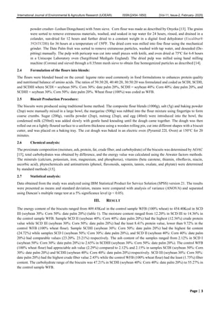 Evaluation of the Chemical Composition of Biscuits from Soybean ...