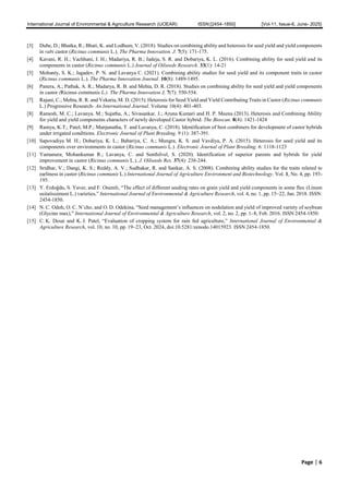 Combining Ability Analysis for Seed Yield per Plant and its ...