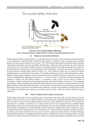 Review Article: Effect of Biochar on Growth and Yield of Agricultural ...