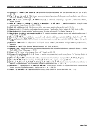 33 R&b Walp Determining Heterotic Response, General Combining and specific ...