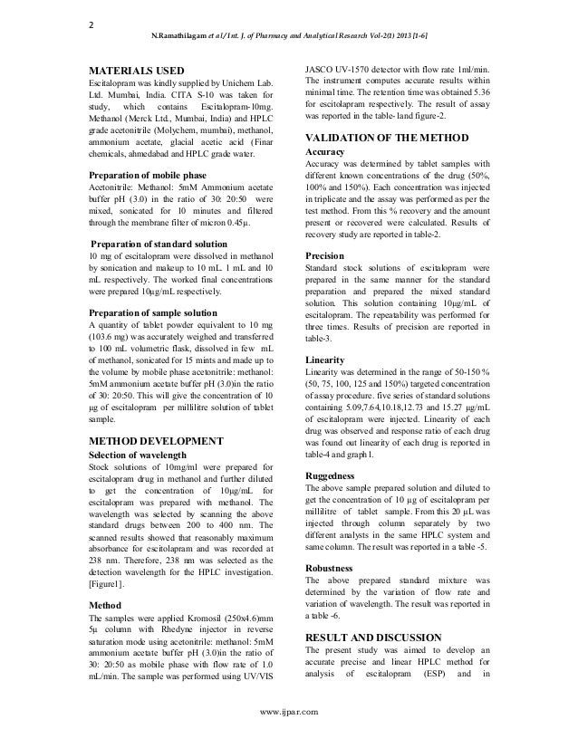 Development And Validation Of HPLC Method For The Estimation