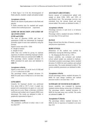 Analytical method development and validation for residual solvent of ...