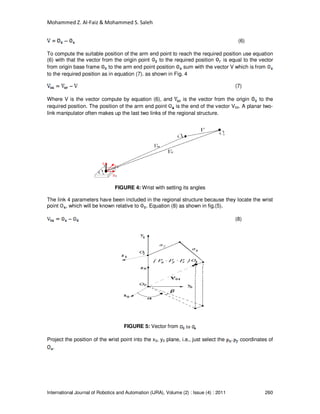 Inverse Kinematics Analysis for Manipulator Robot with Wrist Offset ...