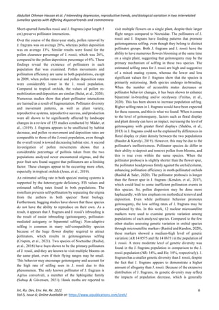 Inbreeding depression, reproductive trends, and biological variation in ...