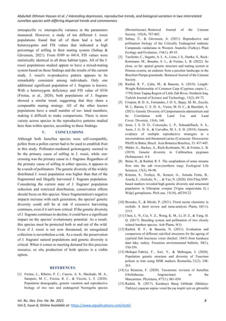 Inbreeding depression, reproductive trends, and biological variation in ...