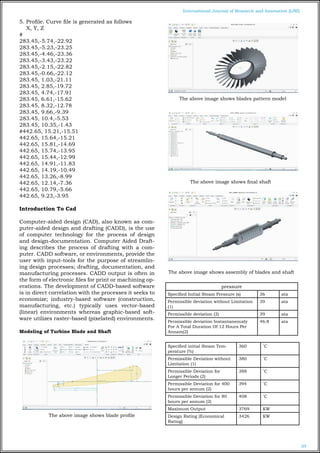 DESIGN AND ANALYSIS OF MULTI- STAGE STEAM TURBINE BLADE AND SHAFT ...