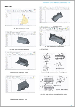 Design optimization of excavator bucket using Finite Element Method | PDF