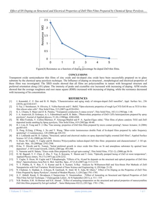 Effect of Sn Doping on Structural and Electrical Properties of ZnO Thin ...