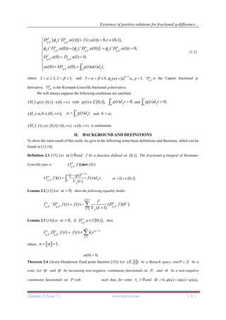 Existence of positive solutions for fractional q-difference equations ...