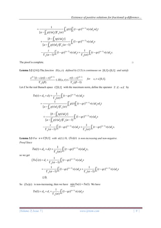 Existence of positive solutions for fractional q-difference equations ...