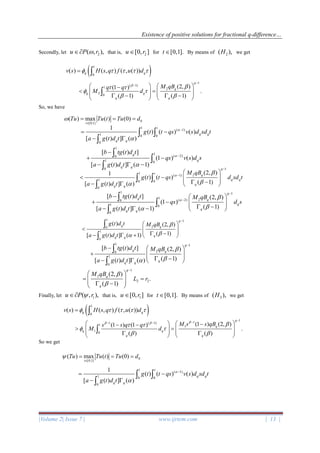 Existence of positive solutions for fractional q-difference equations ...