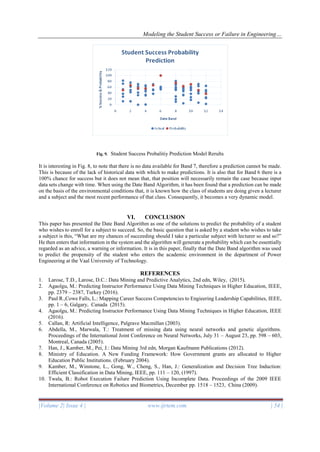 Modeling the Student Success or Failure in Engineering at VUT Using the ...