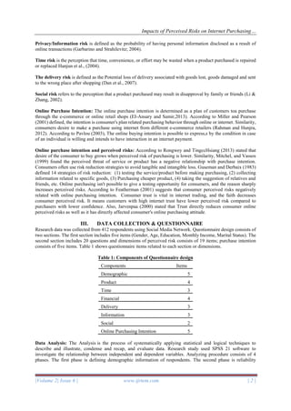 Impacts of Perceived Risks on Internet Purchasing Intention: In case of ...