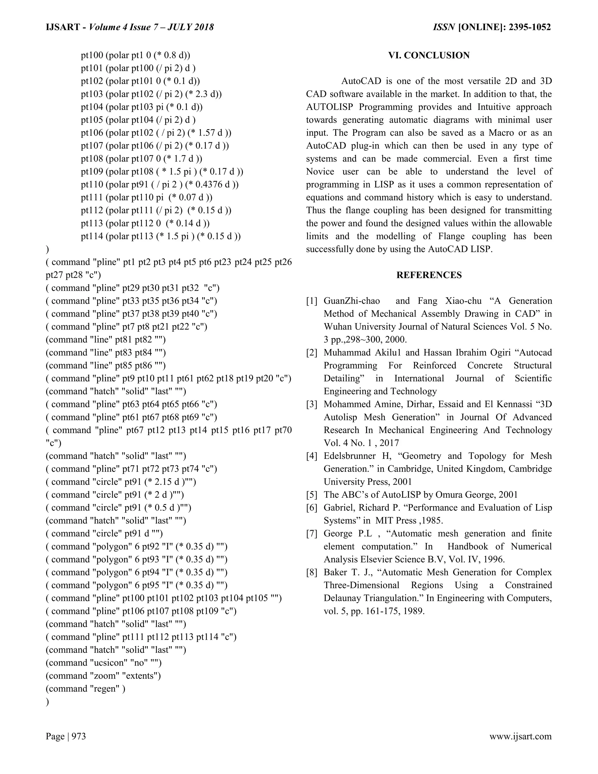 Generating lisp program for assembly drawing in AutoCAD | PDF | Free ...