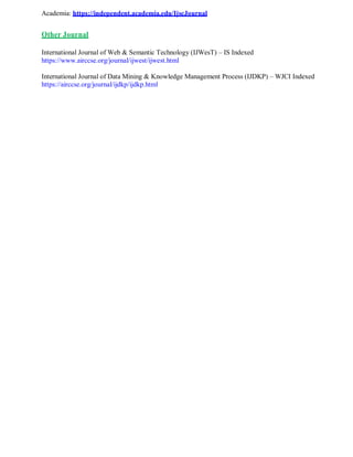 Call for Papers - International Journal on Soft Computing (IJSC) | PDF