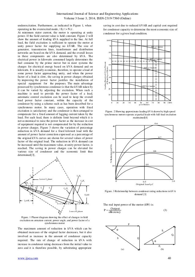 Power Factor Correction with Synchronous Condenser for Power Quality