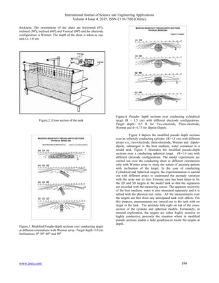 Pseudo-Sections for Target Depth Estimations Using Physical Modelling ...