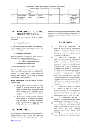 Congestion Control in Wireless Sensor Networks- An overview of Current ...