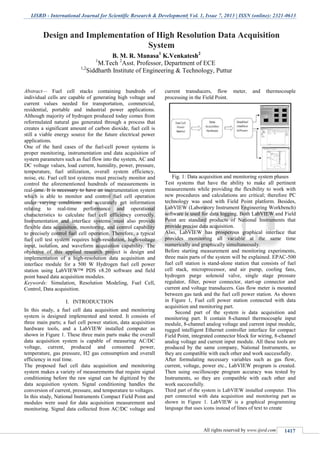 Design and Implementation of High Resolution Data Acquisition System | PDF