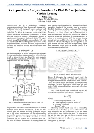 An Approximate Analysis Procedure for Piled Raft subjected to Vertical ...