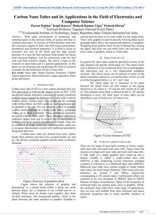 Carbon Nano tubes and its Applications in the Field of Electronics and ...