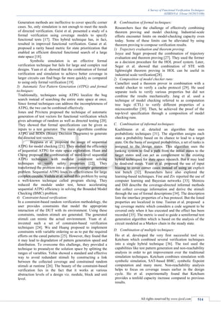A Survey of functional verification techniques | PDF