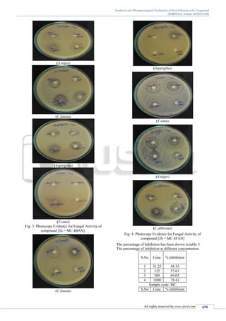 Synthesis and Pharmacological Evaluation of Novel Heterocyclic Compound ...