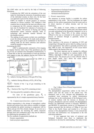 Mitigation Strategies to Greenhouse Gas Emission Control: A Database ...