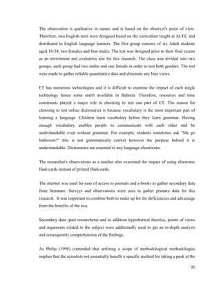Measuring The Effectiveness Of Educational Technology | PDF