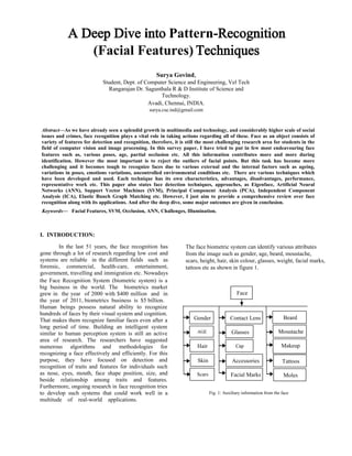 A Deep Dive Into Pattern-Recognition (Facial Features) Techniques | PDF