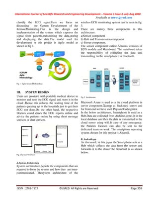Cloud Computing –Analysing Healthcare and ECG Monitoring system | PDF