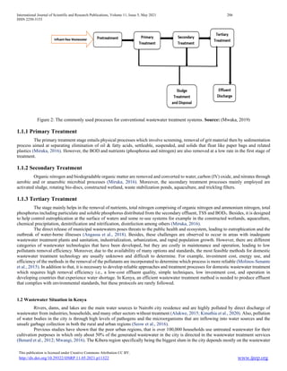 The Analysis of Wastewater Treatment System Efficiencies in Kenya: A ...