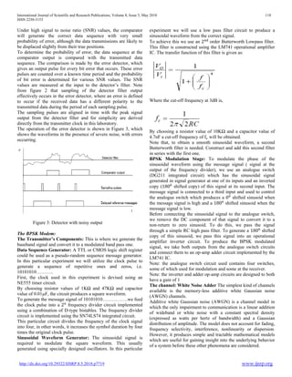 Modem Waveform Design and Implementation a BPSK Modem and BER Measurement in AWGN ...