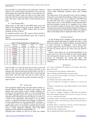 Development of a Novel Robust Differential Maximum Power Point Tracking ...