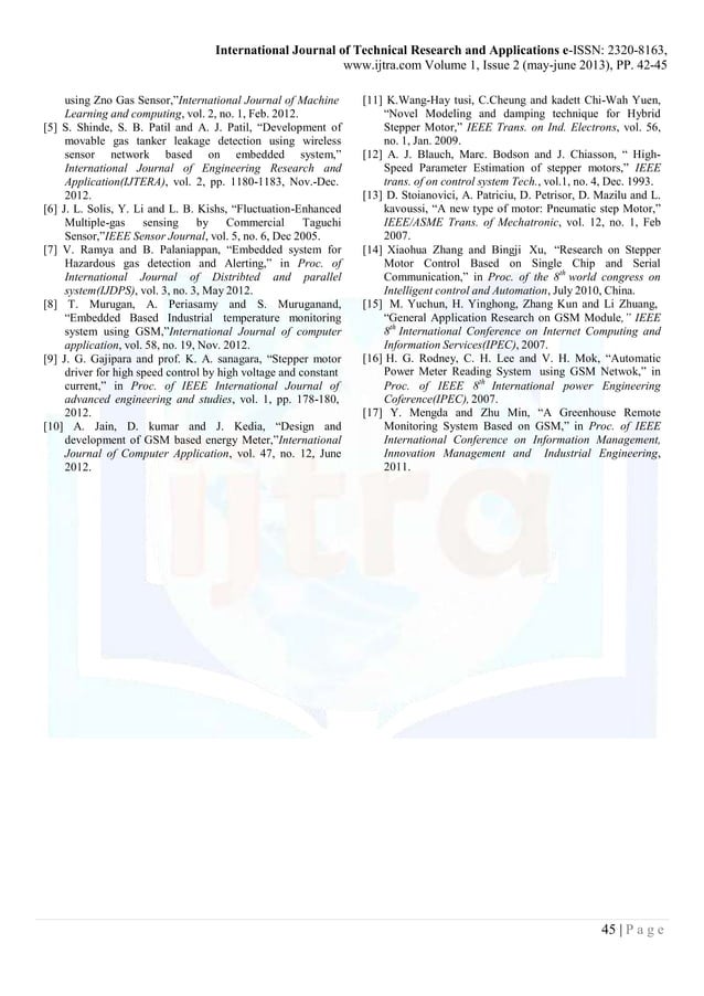 GSM BASED GAS LEAKAGE DETECTION SYSTEM PDF