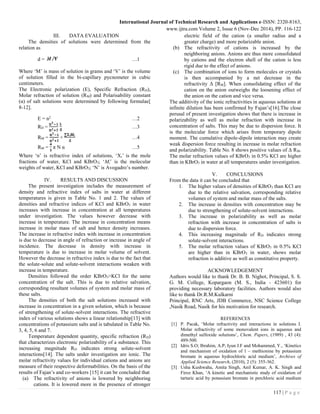 STUDY OF MOLAR REFRACTION AND POLARISABILITY CONSTANT OF AQUEOUS ...