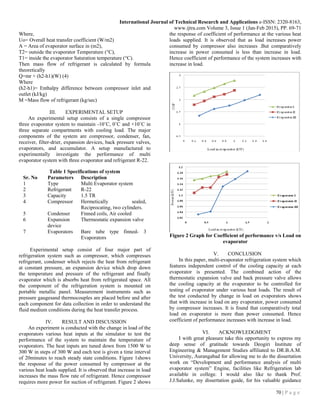 ANALYSIS OF MULTIPLE EVAPORATOR REFRIGERATION SYSTEM | PDF
