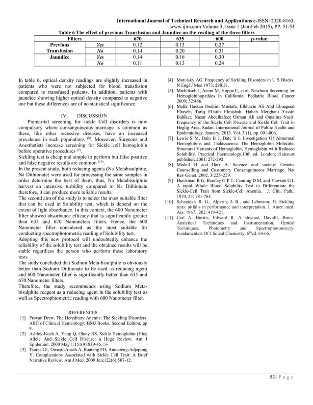 SPECTROPHOTOMETRIC MEASUREMENT OF SOLUBILITY TEST TURBIDITY AS AN IMPROVED DIAGNOSTIC TOOL FOR