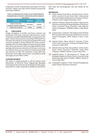 design and simulation of power factor correction | PDF