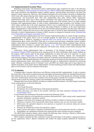 Evaluating the Programs and Procedures of Project Planning and ...