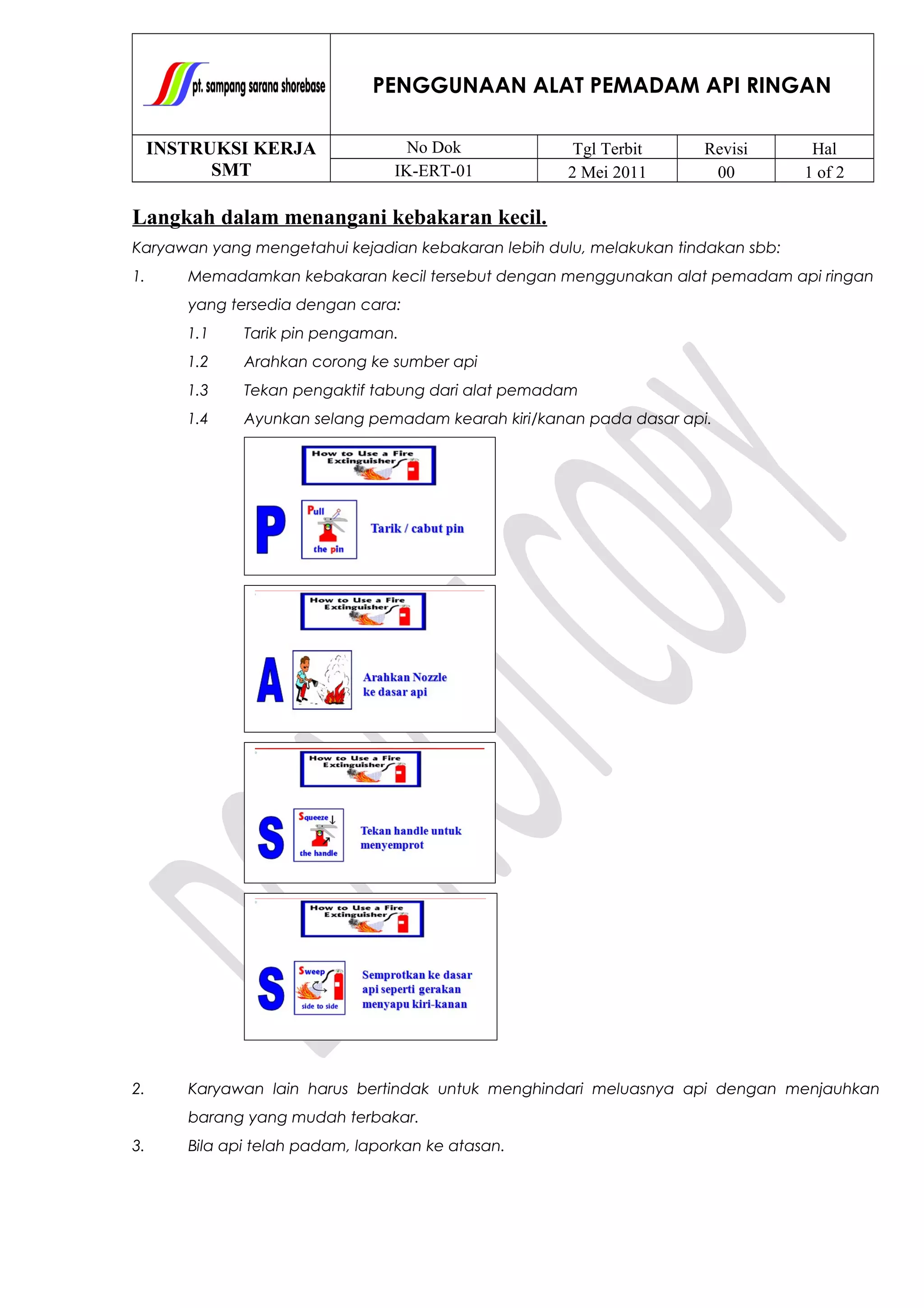 Ik ert-01 penggunaan apar-do not copy | DOC