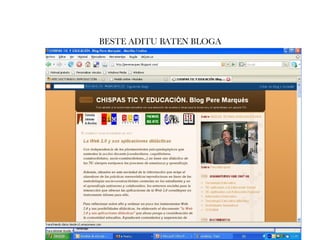 BESTE ADITU BATEN BLOGA 