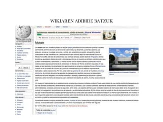 WIKIAREN ADIBIDE BATZUK 