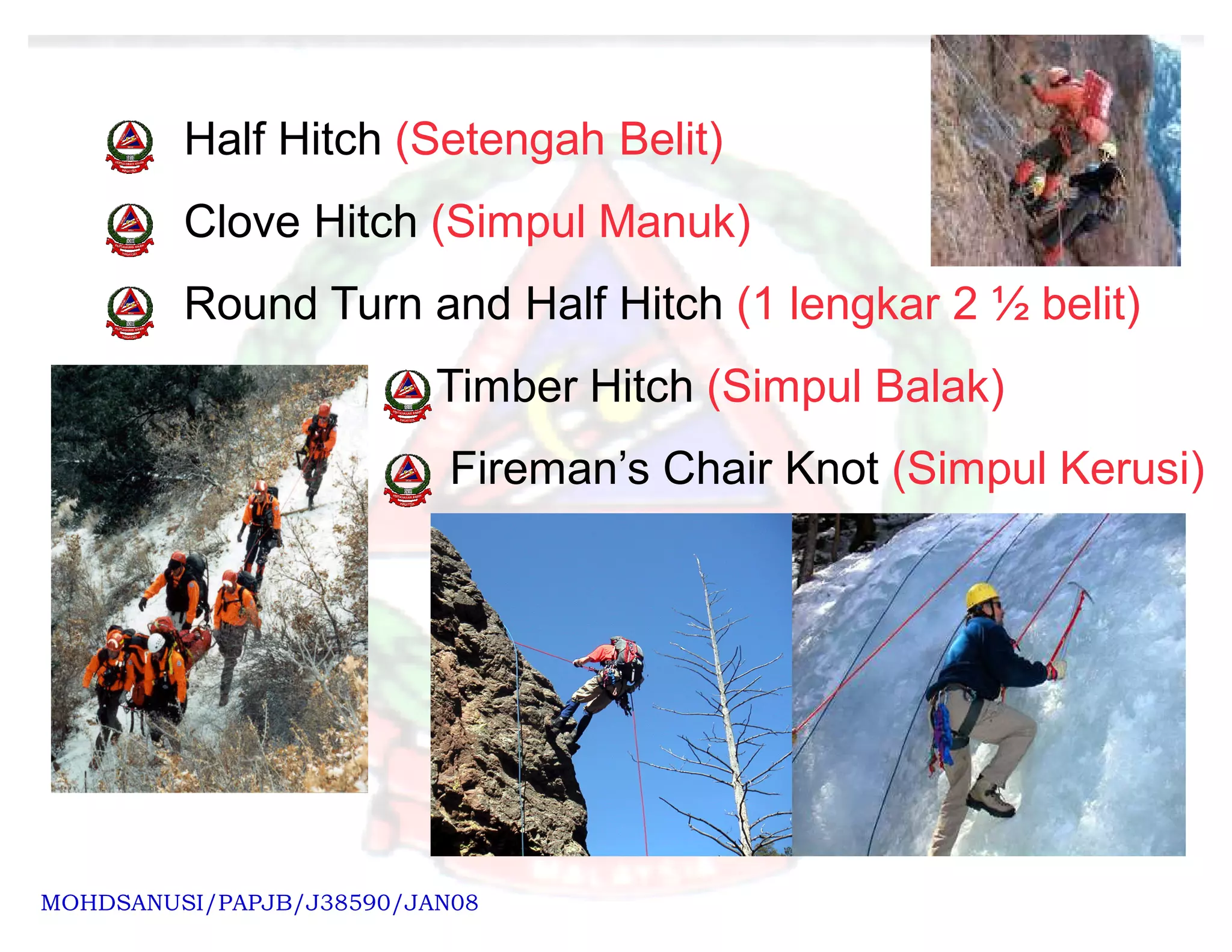 Ikatan dan simpulan tali | PDF