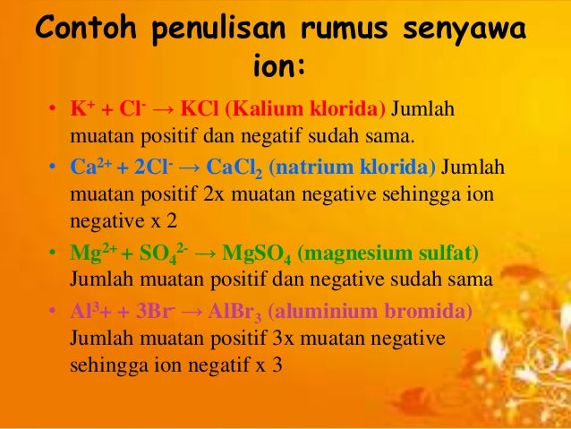 Ikatan ion dan senyawa ionik Ikatan ion dan senyawa ionik