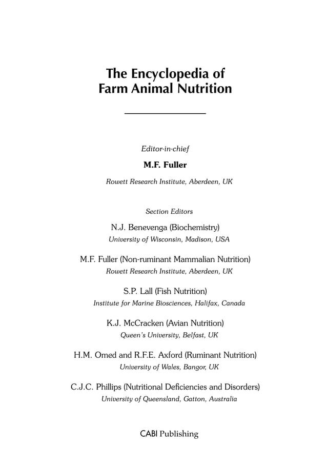 APPLIED ANIMAL NUTRITION BOOK visual data 2