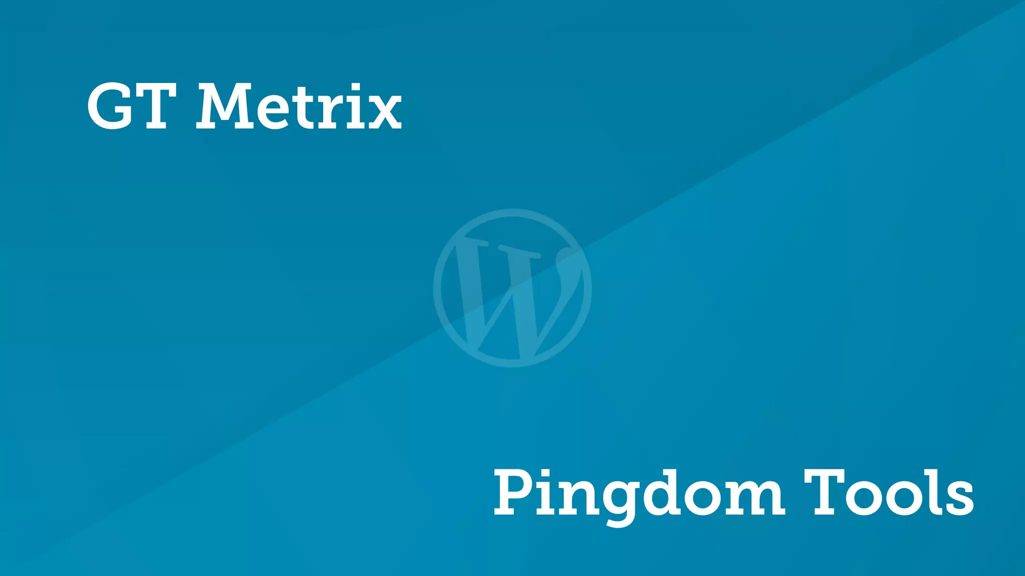 GT Metrix 
Pingdom Tools 
 