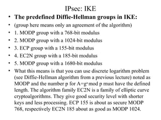 Comprehensive Overview of IPsec and IKE Protocols for Secure Key ...