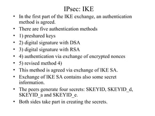 Comprehensive Overview of IPsec and IKE Protocols for Secure Key ...